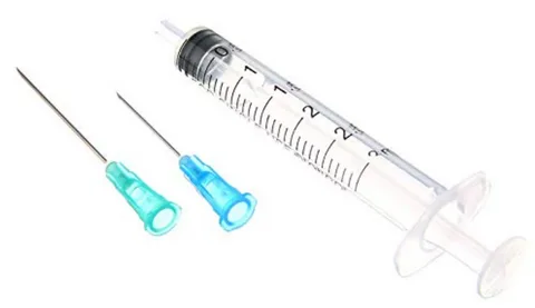 سرنگ نوک خارج از مرکز با دقت تزریق و بدنه مقاوم
